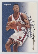 1996-97 Skybox Premium Autographics Black Ink PJ Brown Auto 2v5