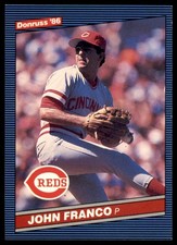 1986 Donruss #487 John Franco Reds