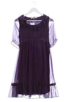 QUEEN BEE Cocktailkleid Damen Kleid Gr. DE 38 lila Elegant