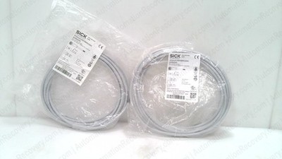 SICK YF2A15-050VB5XLEAX PACK OF 2, SINGLE ENDED CORDSET, 2096240, NEW #342024