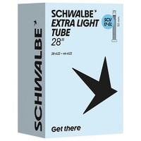 Schwalbe Fahrradschlauch SCV17-EL Extra Light 28/44-622 Ib Black 50Mm