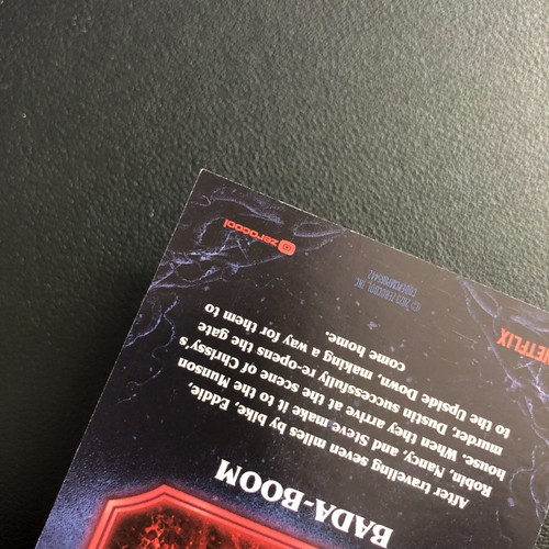 2023 Zerocool Stranger Things Season 4 Upside Down Bada-Boom - Picture 3 of 3