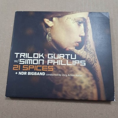 TRILOK GURTU / SIMON PHILLIPS 21 spices DIGIPAK EX/VG+ (CD Album, Jazz)
