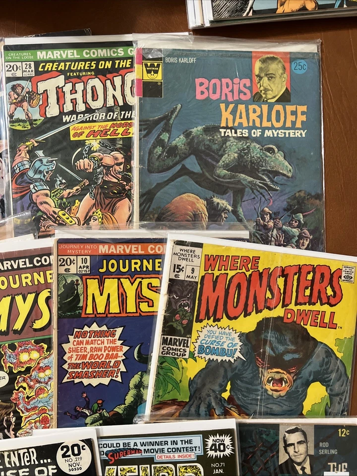 ОГРОМНЫЙ низкокачественный лот ужасов 13: от GD до FN+ и выше Marvel DC инди-комиксы/журналы - Изображение 3 из 4