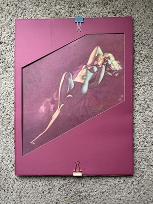 Vintage Earl Moran Pin Up Print of Marilyn Monroe ''Dreaming''