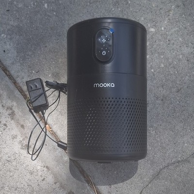 MOOKA B-D02L Portable Air Purifier Black 215 sq ft 24V 16W Bluetooth