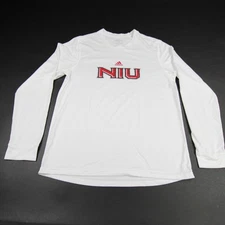 NIU Huskies adidas Creator Long Sleeve Shirt Men's White Used