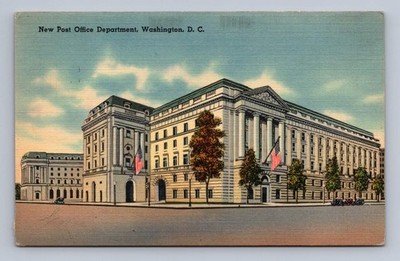 Washington Vintage Washington D.c. New Post Office Department 1947
