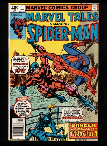 Marvel Tales 111 vs Tarantula!  Punisher! (rep Amazing Spider-Man #134) 1980 VF-