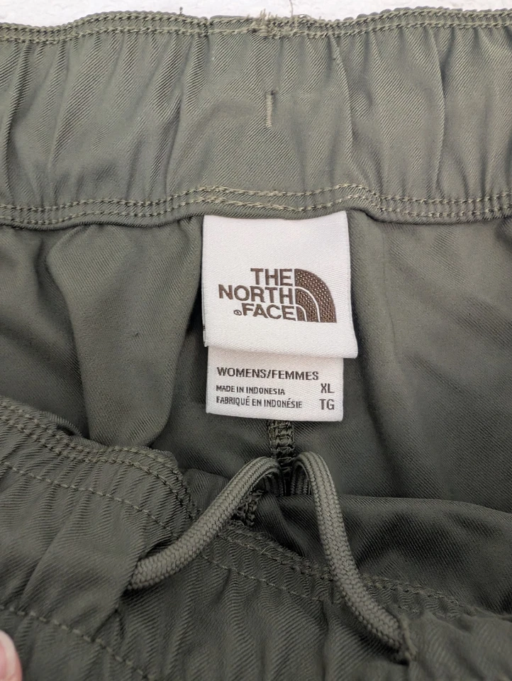 Pantalones de Senderismo The North Face Para Mujer Verde Oliva Cordón Talla XL Rendimiento  Foto 2 de 4