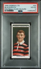 1906 OGDEN'S LTD. FB CLUB COLOURS #30 BLACKHEATH PSA 4