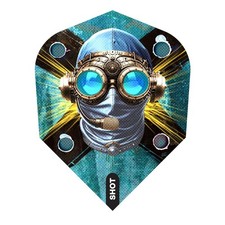 Shot Badlands Tova Dart Flight Set Small Standard