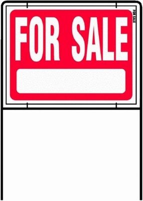 HY-KO Products SIY-213 FOR RENT Sign w/Frame