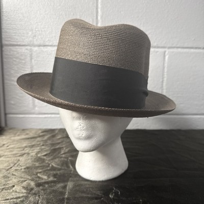 1950s? Stetson Medalist Straw Hat - Sz 7 w/ Box - Very Nice | eBay