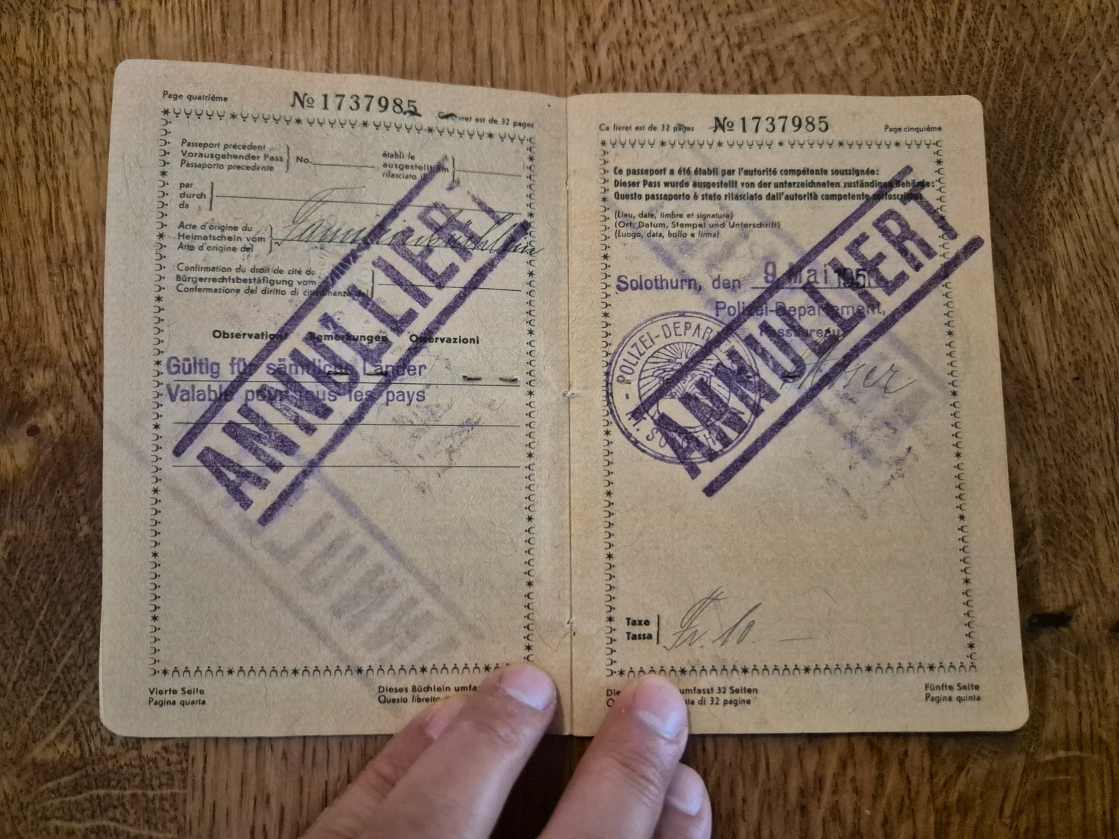 Suisse reisepass Svalbard AMG - 画像4/9