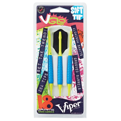 #ad Viper Set of 3 V Glo Soft Tip Yellow and Blue 18 Grams $16.99