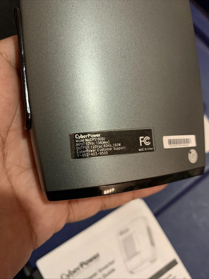 CyberPower AC Mobile Power- DC to AC Power Inverter - 12 V - 160 Watt - CPS160SU - Image 4 of 4