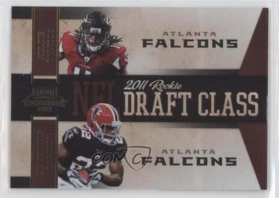 2011 Playoff Contenders Gold /100 Julio Jones Jacquizz Rodgers #10 Rookie RC 0v0