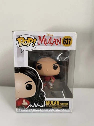 Funko POP! Disney Mulan Warrior #637 Vinyl Figure Damaged Box