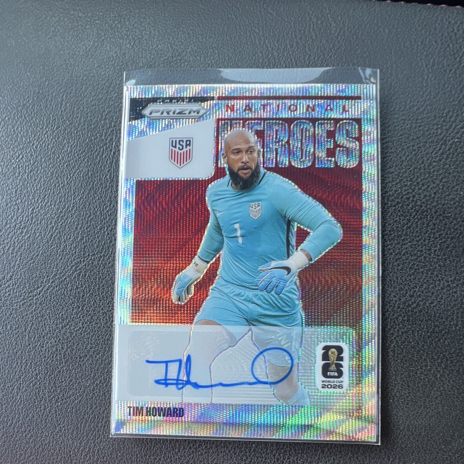 Panini 2026 Prizm FIFA World Cup National Heroes Tim Howard Auto NH-TH USA