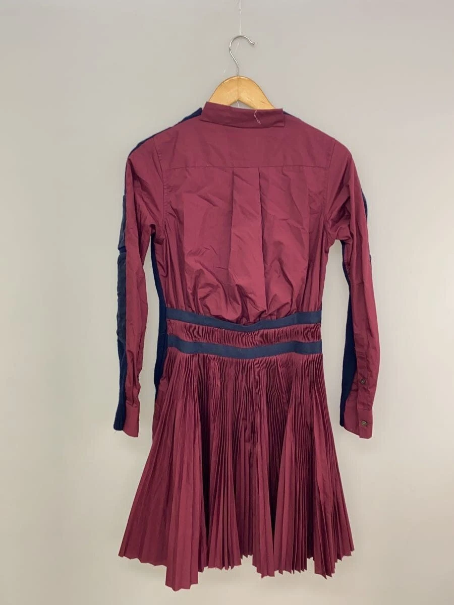 Abito Sacai Altro Manica Lunga 1 Lana Navy 16 02889