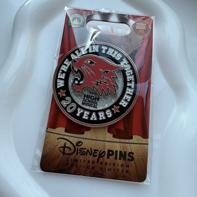Disney Channel High School Musical Wildcats LE 20 Jahre Jubiläum Pin