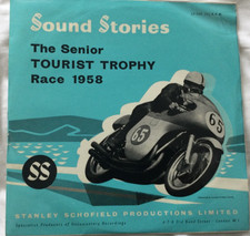 SOUND STORIES'THE SENIOR TROPHY RACE' LP 1958 JOHN SURTEES/ GRAHAM WALKER