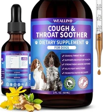 Dog Cough Treatment Support for Dogs - Dog Cough Care Natural Solution for Cough