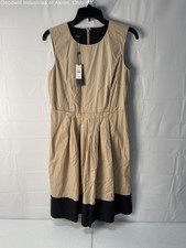 NWT Talbots Women's Beige/Black Sundress, Sz. 4