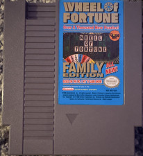 GameTek Wheel of Fortune: Family Edition NES NTSC-U/C E Trivia Game Show 1990