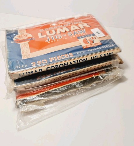 Pacchetto di 3 puzzle vintage Coronation Lumar Jig-Saw serie - n. 148, 149, 152 - Foto 7 di 11