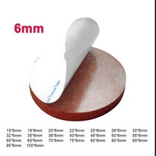Selbstklebende Silikon Pads Moosgummi Scheiben Stuhlbeine Protector 6mm Dick
