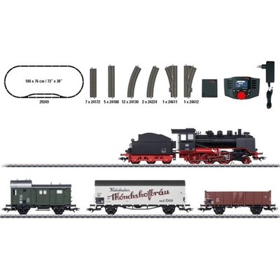 Märklin 29249 H0 Digital-Startpackung Nahgüterzug mit BR 24, AC-MFX-Sound + Neu