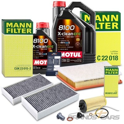 MANN INSPEKTIONSPAKET FÜR BMW 1-ER F40 2-ER F45 F46 X1 F48 X2 F39 MINI 1.2 - 2.0