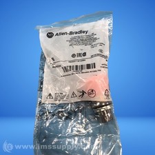 Allen Bradley 800FM-LMP44 Push Button, 2 Position, Mushroom, Red FNFP