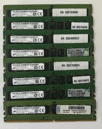 64GB Micron 8 x 8GB 1Rx4 PC4-2133P-RCP-10 Server Ram MTA18ASF1G72PZ-2G1A2IG