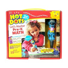 Educational Insights Hot Dots Jr. Lets Master Pre-K Math Set, Homeschool