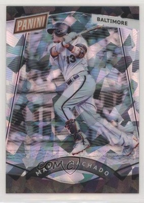 2017 Panini National Convention VIP Cracked Ice Prizm 21/25 Manny Machado o7m