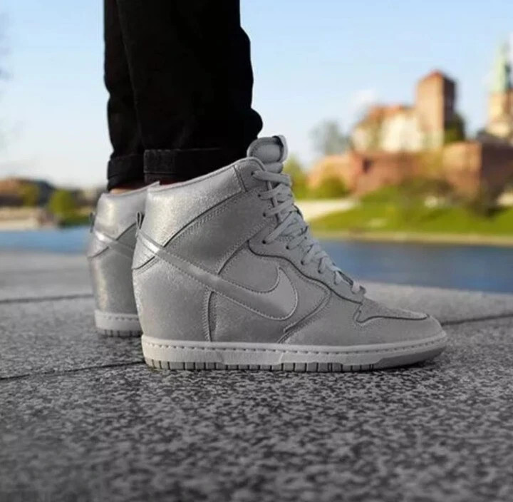 NIKE DUNK SKY HI WEDGE CUT OUT PRM WEDGE SIZE UK 5 EUR 38.5 (644411 001)