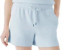 Shorts Blue Sand Wash Super Soft Drawstring Women's S By Members Mark