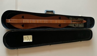 Vintage  86 Appalachian Mountain Dulcimer Warren A. May KY Cherry Wood EUC +Case