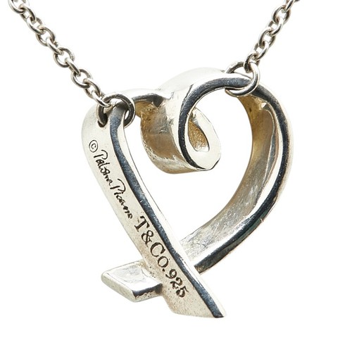 Tiffany&Co. Rubbing Heart LOVE Halskette Damen 【Gebraucht】 - Bild 3 von 10
