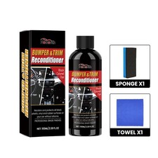 Black Plastic Restorer Trim Dashboard Restorer Faded Scratch Repair