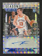 Tyler Kolek 2024-25 Panini Mosaic Season Ticket Mosaic Auto RC #RST-KOL