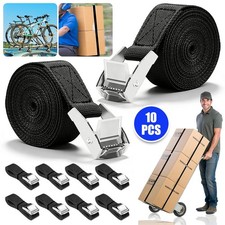 10x Car Roof Rack Trailers Cargo Lashing Strap Webbing Luggage Straps 250*2.5cm