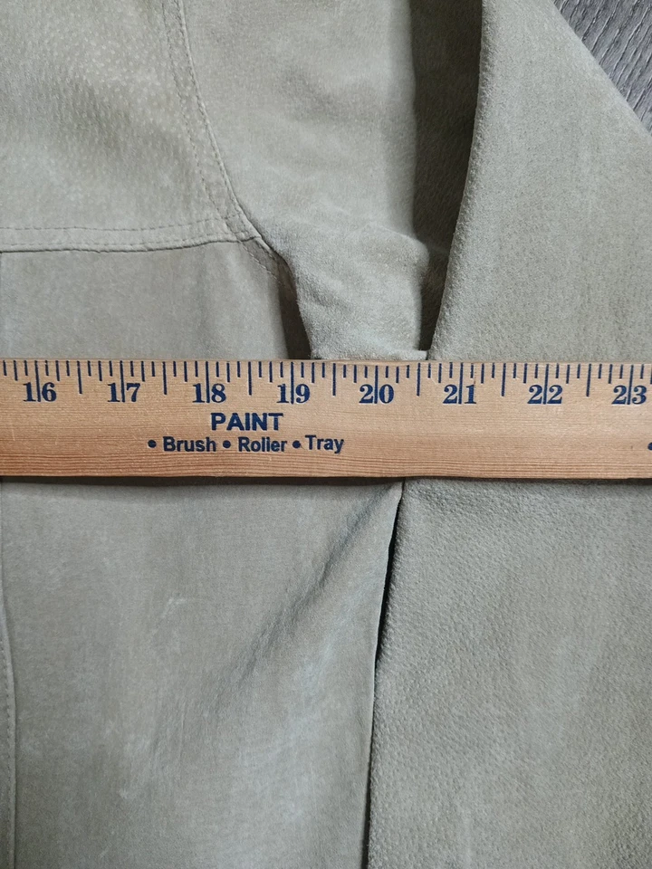 Bagatelle Leather Jacket Womens Large Collared Button  - Image 4 of 4