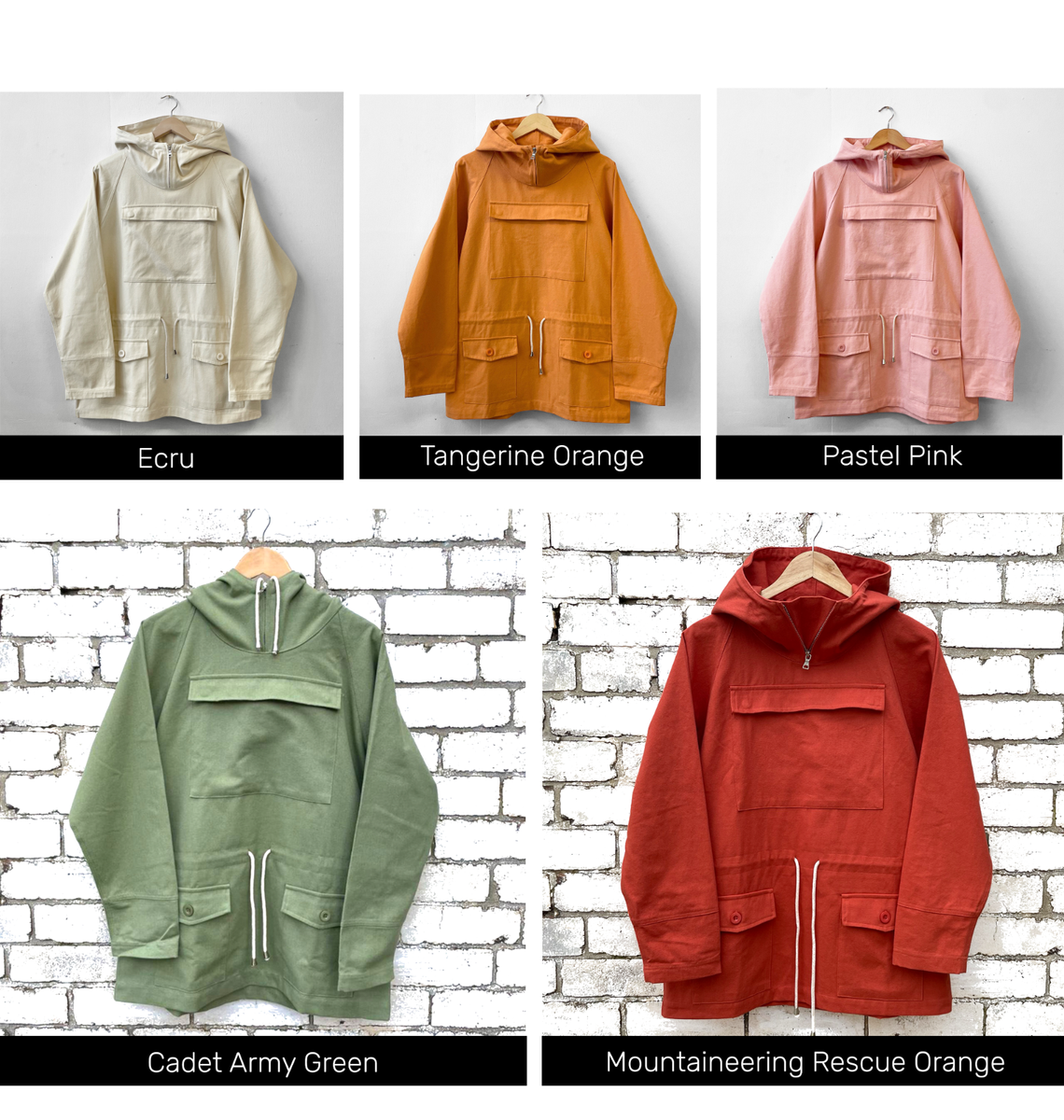 Cadet Smock Pullover Smock Anorak 1960s Vintage Mod - Canvas