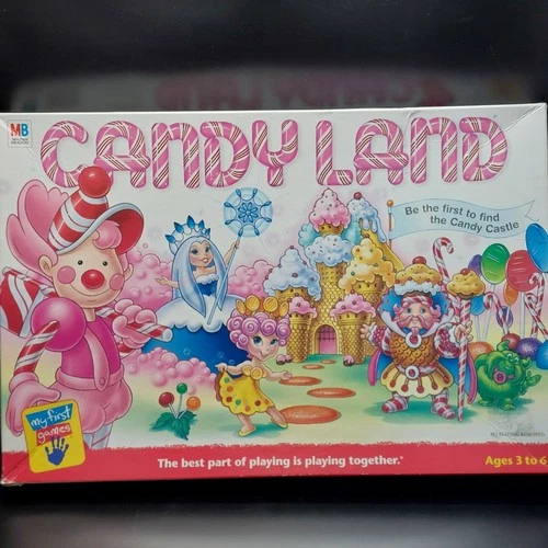 Candy Land Board Game 2001 Milton Bradley Misding Box Insert and One Player Vtg