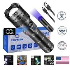 Super Bright, Waterproof Flashlight - 10000 Lumens with Multi-Use Functionality