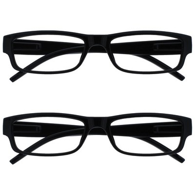 Die Lesebrille Unternehmen Schwarz Leicht Komfortables Leser Wert 2erPack Her...